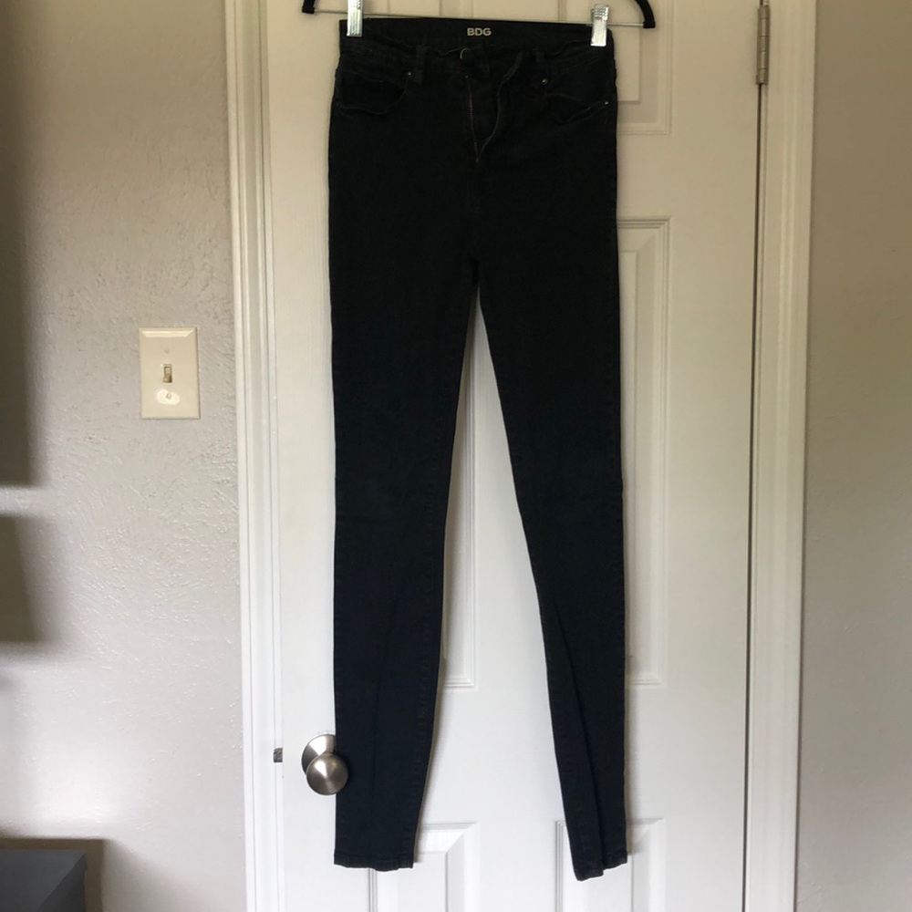Black BDG High rise skinny jeans